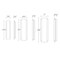 Dweled Fiction 14in LED Indoor and Outdoor Wall Light 3000K in Black WS-W119 - alternate 5